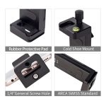 Xiletu Xj15 Live-Übertragung Desktop Vollmetall-Stativhalterung für Tablet-PC-Telefonklemme mit 1/4-Zoll-Schraubenlöchern und Kaltschuhbasis, Xj15 – Bild 6