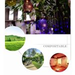 Outdoor Solar Schmiedeeisen Laterne Gartendekoration Licht LED Pendelleuchte – Bild 8