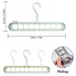 Home Storage Organisation Kleiderbügel Wäscheständer Kunststoff Schal Kleiderbügel – Bild 5