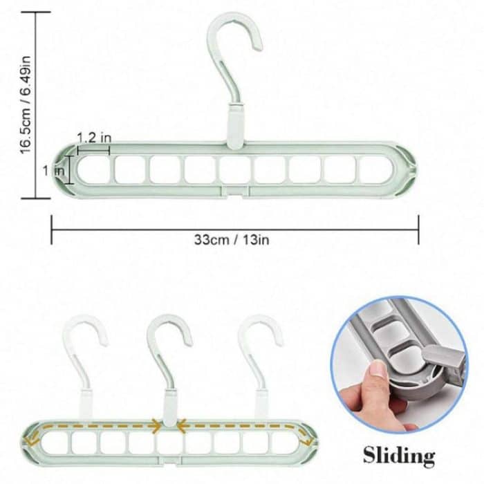 Home Storage Organisation Kleiderbügel Wäscheständer Kunststoff Schal Kleiderbügel – Bild 5