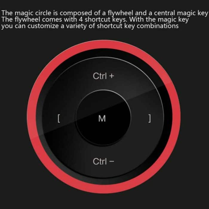 10Moons G50 Magic Circle Digital Tablet Handbemalte Tafel Zeichenbrett Online-Lektion Schreibtafel – Bild 10