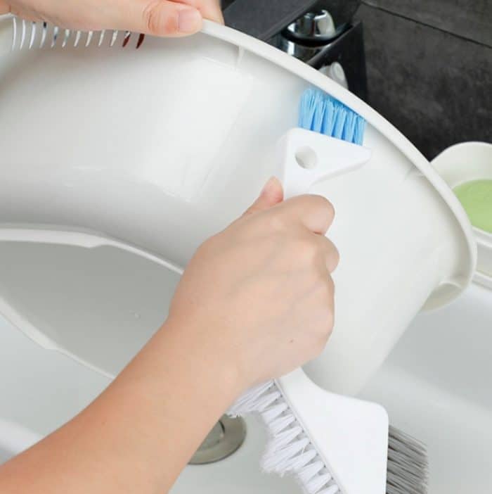 Mehrzweck-Reinigungsbürste, Badezimmer-Fliesenbürste, Küchen-Fugenbürste, Badezimmer-Bodenfliesenbürste – Bild 4