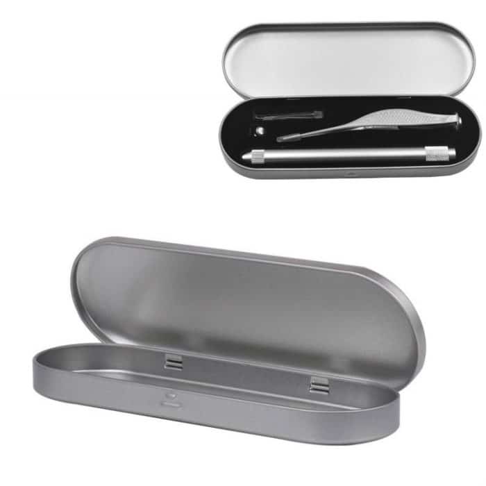 TBD05345313.jpg 10 PCS Weißblech Briefpapier Box Akne Nadel Beauty Nadel Tinte Box Büroklammer Aufbewahrungsbox, Farbe Zufällige Lieferung – Bild 1