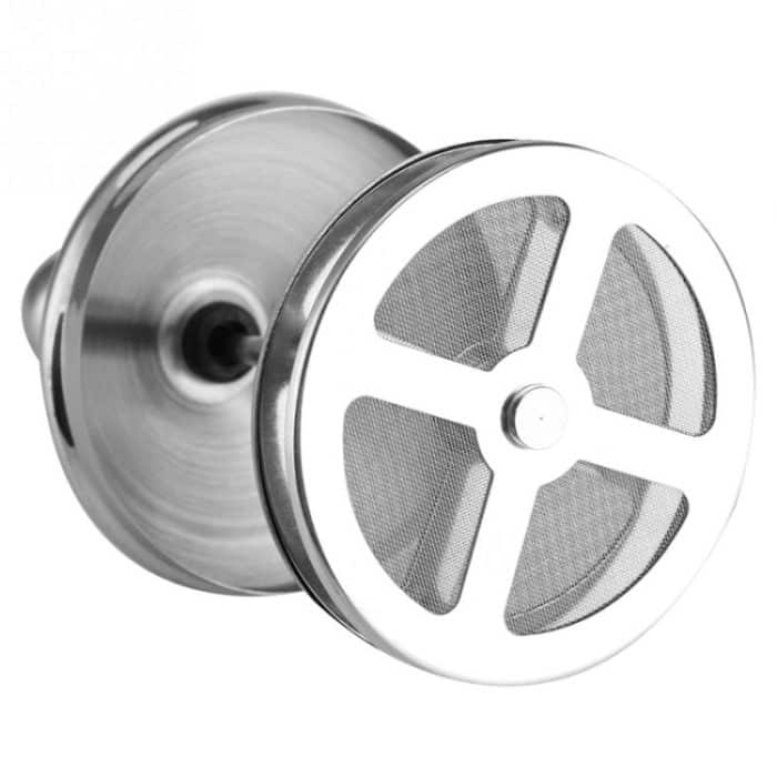 2 Stück manueller Schäumer aus Edelstahl mit verdicktem doppelschichtigem Schaumfilter – Bild 5