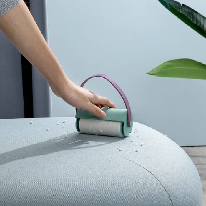 Handheld-Lanyard-Roller, klebriges Haar, Kleidung, praktische Staubentfernungsbürste – Bild 4