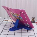 Buchständer aus Metall mit verstellbarem Winkel, beweglicher, tragbarer Dokumenten- und Lesehalter – Bild 4