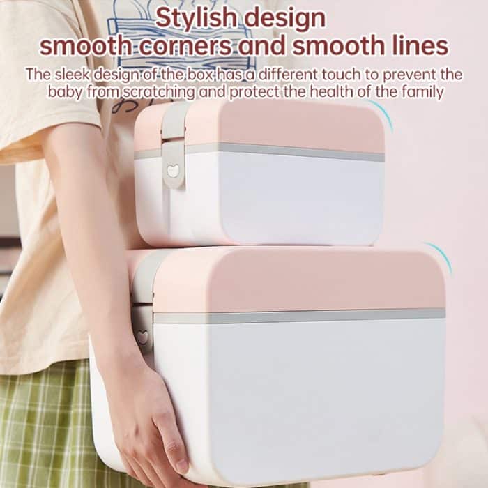 Multifunktionale Haushaltsstaubdichte Familiensicherheits-Notfall-Aufbewahrungsbox Doppelschicht-Medizinkoffer, S, L – Bild 6