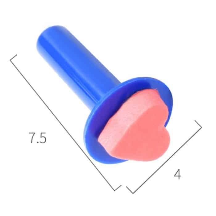 5 Packungen Kinder Malkunst DIY Pinsel Schwamm Stempel, 5 Packs Long Handle – Bild 5