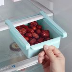 2 Stück Multifunktions-Küchen-Kühlschrank-Aufbewahrungsregal, Kühlschrank-Gefrierschrank-Regalhalter, ausziehbarer Schubladen-Organizer – Bild 5