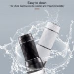 Tragbare Handdruck-Espressomaschine für den Außenbereich mit Mini-Kaffeetasse, Mini (White), Mini (Black) – Bild 7