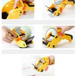 Versiegelung Verpackungsband Versiegelungsmaschine Befestigung Manuelle Ballenpresse Zufällige Farbabgabe – Bild 7