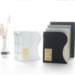 Passen Sie das Bücherregal an, eine große Buchstütze aus Metall für den Schreibtisch, für Bücher, Geschenkartikel und Schreibwaren – Bild 3