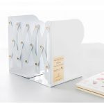 Passen Sie das Bücherregal an, eine große Buchstütze aus Metall für den Schreibtisch, für Bücher, Geschenkartikel und Schreibwaren – Bild 5