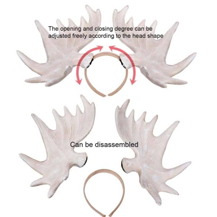 Halloween Karneval Party Prom Requisiten Kopfschmuck Geweih Stirnband – Bild 3