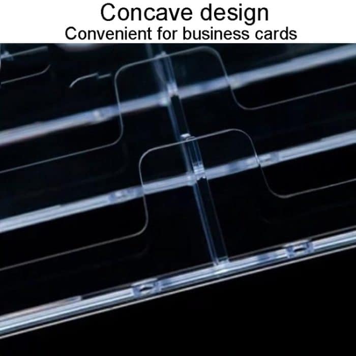 Klarer Schreibtisch-Regal, Aufbewahrungsbox, Präsentationsständer, Acryl-Kunststoff, transparenter Desktop-Visitenkartenhalter, Card Holder – Bild 5