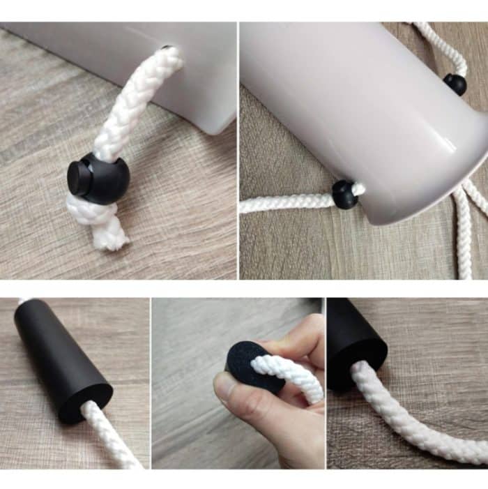 Ältere schwangere Frauen vermeiden es, sich zu bücken und Socken zu tragen, Wear Socks Artifact – Bild 3