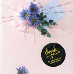 2 Stück Rollenfärbendes Heißpräge-Dankeschön-Aufkleberetikett, 3.8cm / 1.5inch – Bild 4