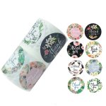 2 Stück gerollte Blumen-Dankeschön-Siegel-Umschlag-Dekoration, Hochzeitsdekoration, 5cm/2inch