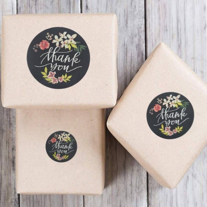 2 Stück gerollte Blumen-Dankeschön-Siegel-Umschlag-Dekoration, Hochzeitsdekoration, 5cm/2inch – Bild 3