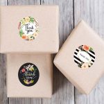 10 Stück Rolle Blumendekoration Danke Siegel Aufkleber Umschlag Dekoration Hochzeitsdekoration, A-17, A-18, A-19, A-20 – Bild 3