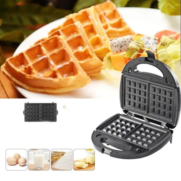 3 in 1 Sandwich Maker Multifunktions-Waffeleisen Panini Breakfast Maker, EU Plug – Bild 7