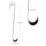 Weihnachts-Anhänger-Haken, Ornament-Girlanden-Haken, Retractable Section Black, Retractable Section White – Bild 4