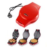 3-in-1 Multifunktions-Elektrobackform Frühstücksmaschine Donut Sandwich Waffeleisen Pizza Maker, EU Plug – Bild 4