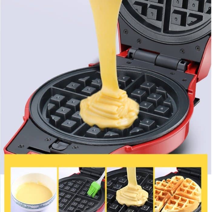 3-in-1 Multifunktions-Elektrobackform Frühstücksmaschine Donut Sandwich Waffeleisen Pizza Maker, EU Plug – Bild 9