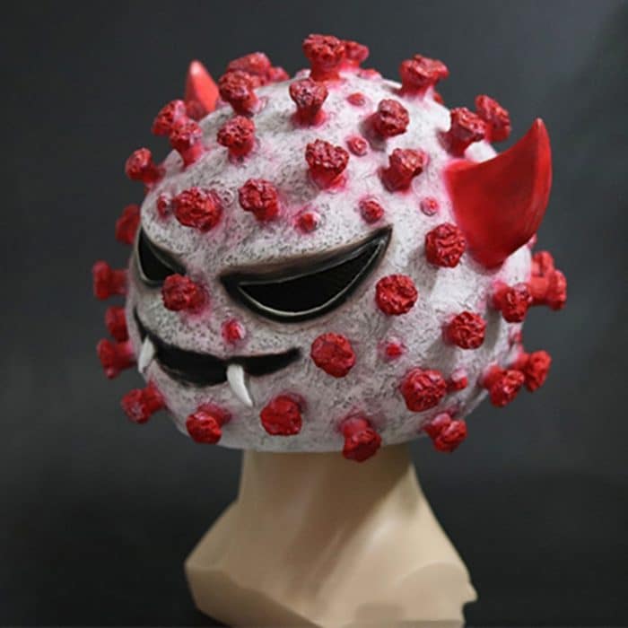 Halloween Requisiten Horror Kopfbedeckung Latex Maske Lehrmodell – Bild 3