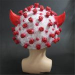 Halloween Requisiten Horror Kopfbedeckung Latex Maske Lehrmodell – Bild 4