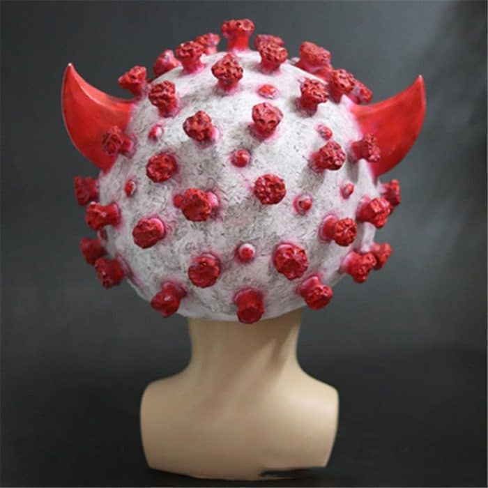 Halloween Requisiten Horror Kopfbedeckung Latex Maske Lehrmodell – Bild 4