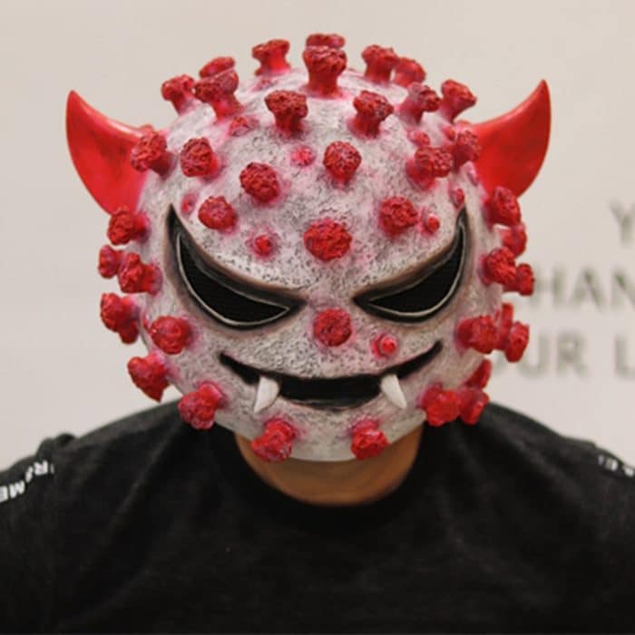 Halloween Requisiten Horror Kopfbedeckung Latex Maske Lehrmodell – Bild 5