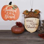 Wooden Harvest Festival Thanksgiving Kürbis Home Decoration Listing – Bild 6