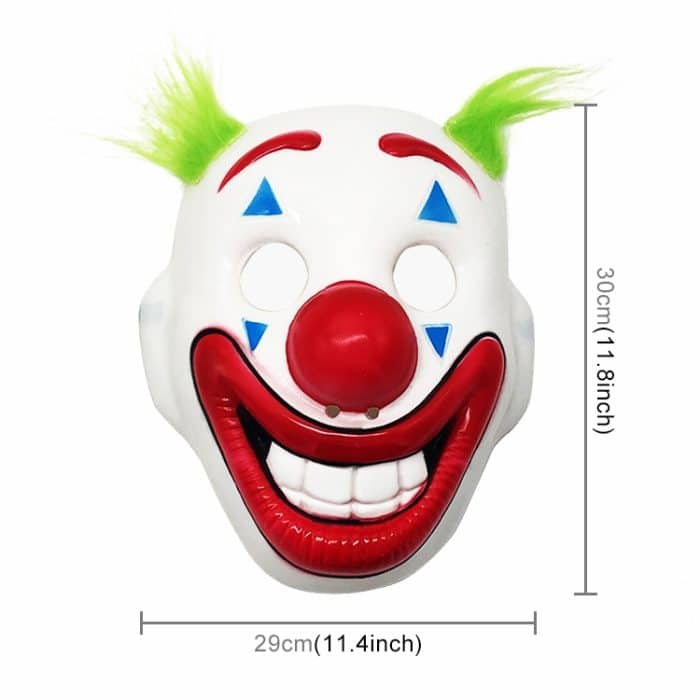 Halloween Horror Requisiten Perücke Clown Maske – Bild 2