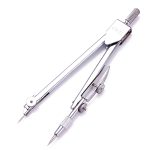 Edelstahl Student Drawing Compass Math Geometry Tool (im Lieferumfang enthalten) – Bild 3