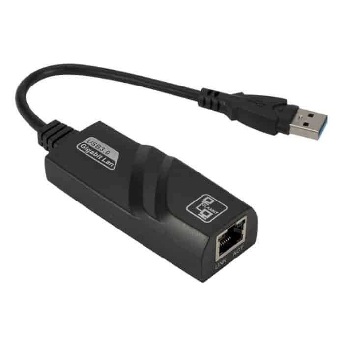 10/100/1000 Mbit / s RJ45 auf USB 3.0 Externe Gigabit-Netzwerkkarte, Unterstützung WIN10 – Bild 3