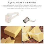 Käse Handkurbel-Rotationsreibe Kunststoff-Mehrzweckreibe – Bild 4