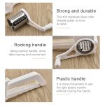 Käse Handkurbel-Rotationsreibe Kunststoff-Mehrzweckreibe – Bild 5