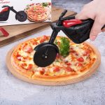 Edelstahl Motorrad Form Pizza Cutter Roller Cutting Pizza Tool – Bild 7