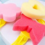 4 Sets Schwamm-Malpinsel für Kinder, Kunstmalerei, Siegelwerkzeug, zufällige Lieferung, 4 Yellow Handles – Bild 4