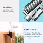 Deli Schreibwaren Bleistiftspitzer Büro Schulbedarf Mechanischer manueller Bleistiftspitzer, Manual Pencil Sharpener – Bild 6