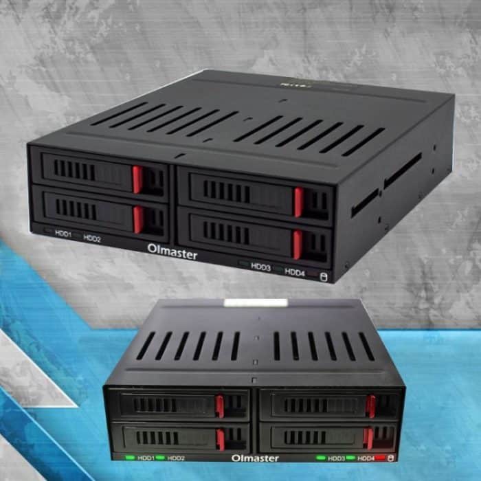 OImaster HE-2006 Multi-Bay-Chassis Eingebaute Festplattenbox – Bild 6