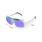 Automatisch dimmende, anti-ultraviolette, anti-starke fotoelektrische Schweißbrille, (White), (Black) – Bild 2