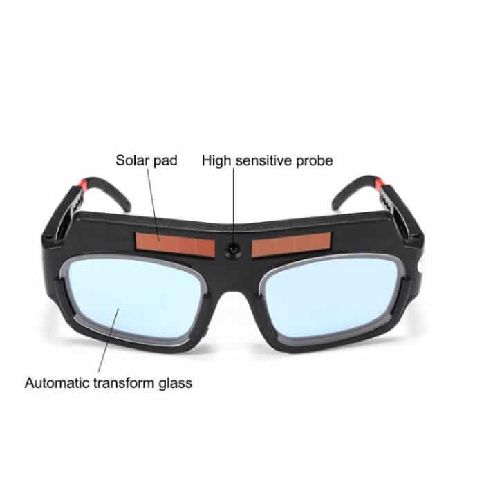 Automatisch dimmende, anti-ultraviolette, anti-starke fotoelektrische Schweißbrille, (White), (Black) – Bild 8
