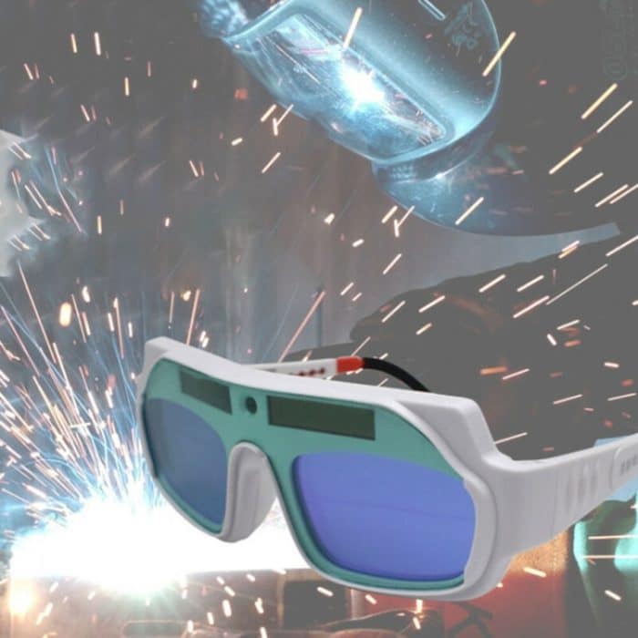 Automatisch dimmende, anti-ultraviolette, anti-starke fotoelektrische Schweißbrille, (White), (Black) – Bild 10