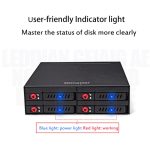 OImaster MR-6401 Integrierte Festplattenbox mit optischem Laufwerk und vier Schächten – Bild 9