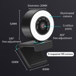 X98 USB-Stick-freie HD-Fülllichtkamera mit Mikrofon, 720P, 1080P, 2K Auto Focus – Bild 3