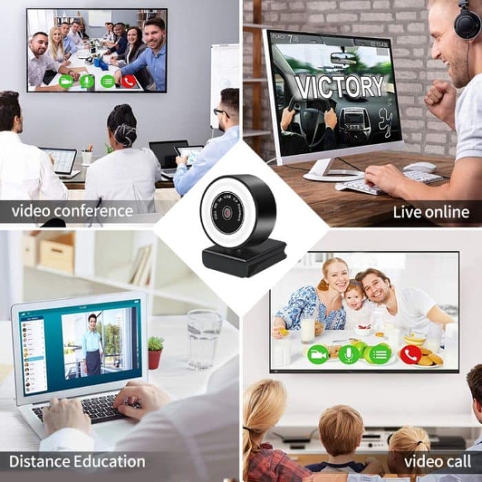 X98 USB-Stick-freie HD-Fülllichtkamera mit Mikrofon, 720P, 1080P, 2K Auto Focus – Bild 7