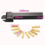 10 Stück MGMN200-G Einsätze + 1 Stück MGEHR1212-2 Drehwerkzeug – Bild 3