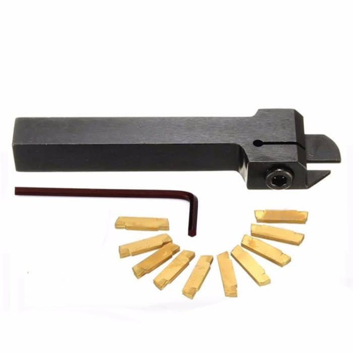 10 Stück MGMN200-G Einsätze + 1 Stück MGEHR1212-2 Drehwerkzeug – Bild 5